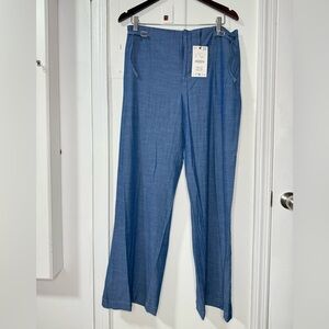 NEW WITH TAGS! Zara chambray trousers, size L